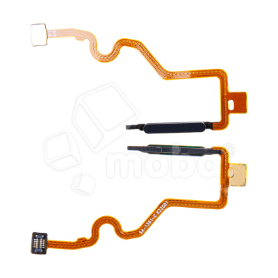 Шлейф для Tecno Spark 20C (BG7n) сканер отпечатка пальцев Черный