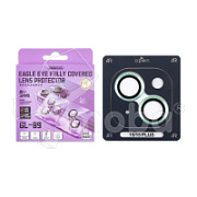 Защитное стекло линзы камеры Remax GL-89 для iPhone 15/15 Plus (комплект 2 шт.) Зеленый