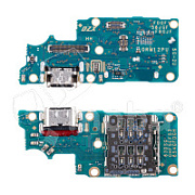 Шлейф для Realme 12+ 5G/12 4G (RMX3867/RMX3871) плата системный разъем/разъем SIM/микрофон