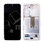 Дисплей для Samsung Galaxy S23 (S911B) модуль с рамкой Бежевый - OR (SP)