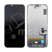 Дисплей для iPhone 14 (A2883) в сборе с тачскрином Черный - (Soft OLED, Full HD) (с верификацией = с привязкой без ошибки)