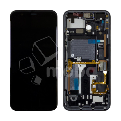 Дисплей для Google Pixel 4 (G020M/G020I) модуль с рамкой Черный - OR