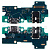 Шлейф для Samsung Galaxy A22 (A225F) плата системный разъем/разъем гарнитуры/микрофон - Премиум