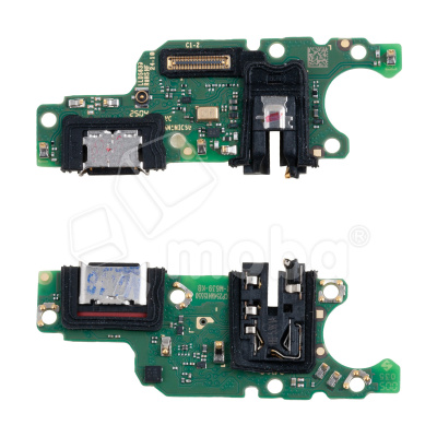 Шлейф для Huawei Honor X6c (NIC-LX1/NIC-LX2/NIC-LX3) плата на системный разъем/разъем гарнитуры/микрофон - Премиум