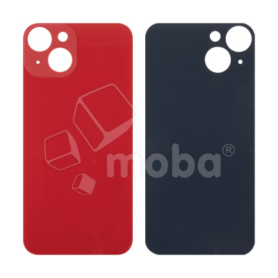 Задняя крышка для iPhone 14 (A2883) Красный (стекло, широкий вырез под камеру, логотип)