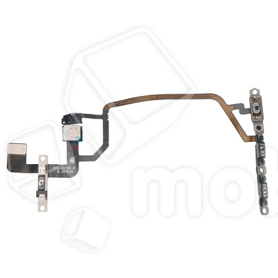 Шлейф для iPhone Xr (A2105) на кнопки громкости/включения/блокировки/микрофон - Премиум