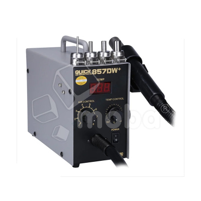 Термовоздушная паяльная станция Quick 857DW+ (580W, 100-450°C, LCD, 4 сопла)