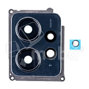 Стекло камеры для Xiaomi Redmi Note 12 4G (23021RAA2Y) в сборе с рамкой Черный