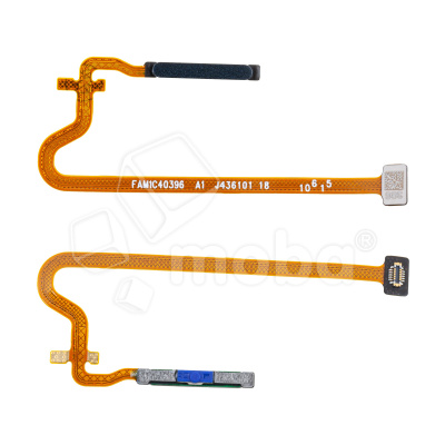 Шлейф для Realme C53 (RMX3760) сканер отпечатка пальцев Черный