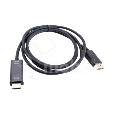 Кабель DisplayPort - HDMI (DP 1.2, HDMI 2.0, 1,8 м, однонаправленный) Черный