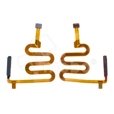 Шлейф для Tecno Pova 2 (LE7n) сканер отпечатка пальцев Черный