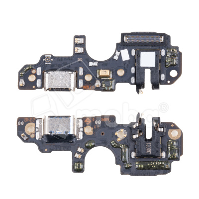 Шлейф для Realme C67 4G (RMX3890) плата системный разъем/разъем гарнитуры/микрофон - Премиум