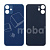 Задняя крышка для iPhone 12 mini (A2399) Синий (стекло, широкий вырез под камеру, логотип)