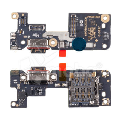 Шлейф для Xiaomi Poco F7 (25053PC47G/25053PC47I) плата системный разъем/разъем SIM/микрофон - Премиум