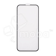 Защитное стекло "Матовое" для iPhone 13/13 Pro/14/16e Черный (Закалённое, полное покрытие)