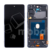 Дисплей для Samsung Galaxy S20 FE/S20 FE 5G (G780F/G781B) модуль с рамкой Синий - (OLED) (Full Size)