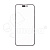 Стекло для переклейки iPhone 15 Plus в сборе с OCA пленкой Черный - OR (Feaglet)