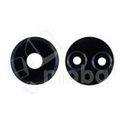 Стекло камеры для Tecno Camon 19 (CI6n) (комплект 2 шт.) Черный