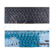 Клавиатура для ноутбука MacBook Pro 13" A1708 (2017, Г-образный Enter RU) Черный