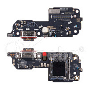 Шлейф для Xiaomi Redmi Note 14 Pro+ 5G (24115RA8EG) плата системный разъем/разъем SIM/микрофон - Премиум