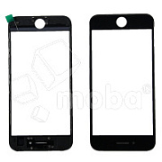 Стекло для переклейки iPhone 7 с OCA пленкой + рамка Черный - OR (Mitsubishi)