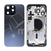 Корпус для iPhone 15 Pro Max (A3106) (1 Sim) Синий - Премиум