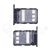 Держатель SIM для Huawei Nova Y72/Y72S/Y63 (MGA-LX3/GFY-LX1) Черный