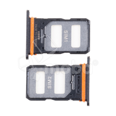 Держатель SIM для Xiaomi Redmi Note 13 Pro+ (23090RA98C/23090RA98G/23090RA98) Черный