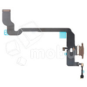 Шлейф для iPhone Xs (A2097/A1920) на системный разъем/микрофон Золото