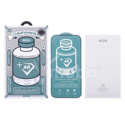Защитное стекло "Антибликовое" Remax Medicine Glass GL-86 для iPhone 17 Pro Черный