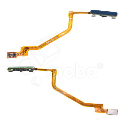 Шлейф для Xiaomi Poco X3 NFC/X3 Pro (M2007J20CG/M2102J20SG) сканер отпечатка пальцев Синий