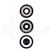 Стекло камеры для Infinix Smart 8 (X6525) (комплект 3 шт.) Черный