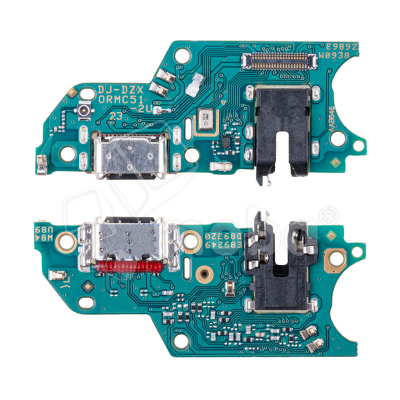 Шлейф для Realme C51 (RMX3830) плата системный разъем/разъем гарнитуры/микрофон