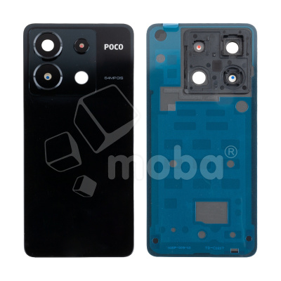 Задняя крышка для Xiaomi Poco X6 5G (23122PCD1G) Черный - Премиум