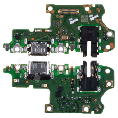 Шлейф для Huawei Honor X8 4G (TFY-LX1) плата на системный разъем/разъем гарнитуры/микрофон