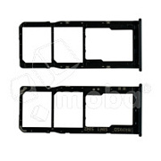 Держатель SIM для Samsung Galaxy A30s (A307F) Черный