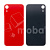 Задняя крышка для iPhone Xr (A2105) Красный (стекло, монолит, широкий вырез под камеру, логотип) - Премиум