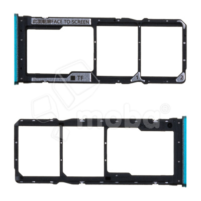 Держатель SIM для Xiaomi Redmi Note 9S/9 Pro (M2003J6A1G/M2003J6B2G) Зеленый